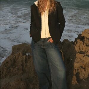 NWT Elan Celine Sweater Blazer Black Small currently $159